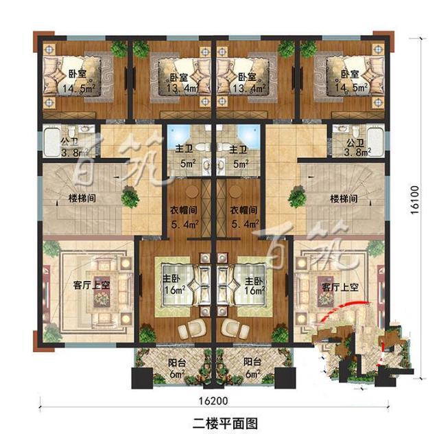 雙層農村別墅房子