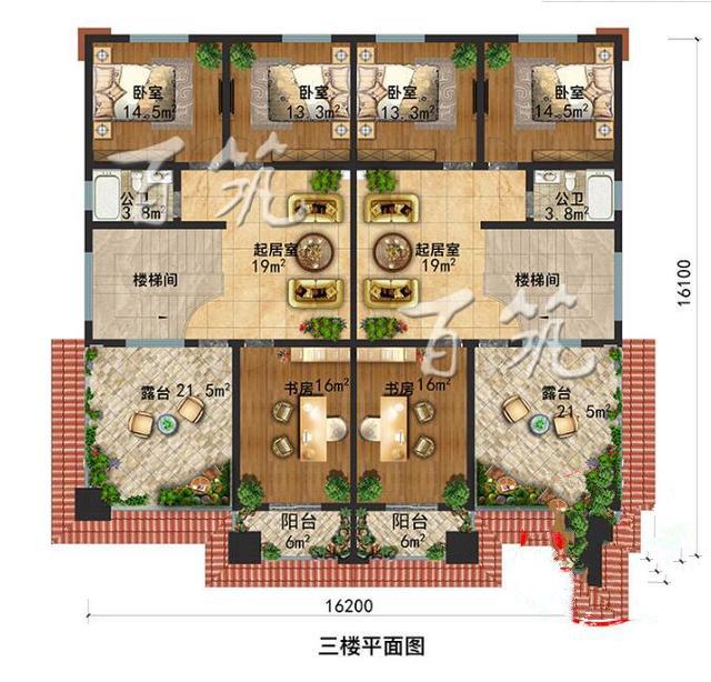 雙層農村別墅房子
